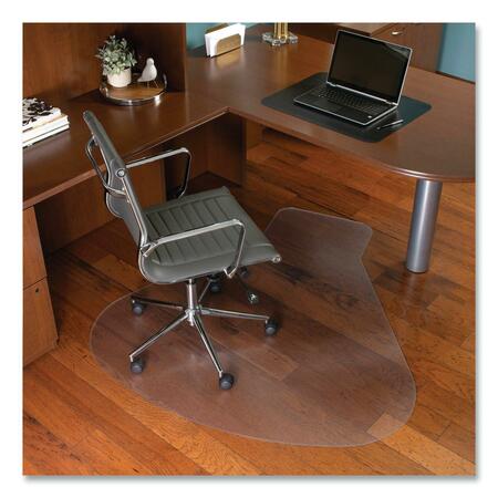 ES ROBBINS EverLife Workstation Chair Mat for Hard Floors, With Lip, 66x60, Clear 132775